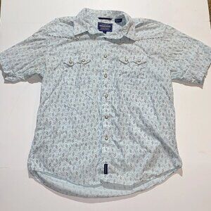 Roughstock Panhandle Slim Mens Shirt Size XL Cotton Pearl Snaps Western Cowboy